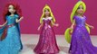 Princesas Disney magiclip dolls Princesses frozen toys juguetes Rapunzel Ariel Cenicienta Cinderella