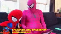 Spiderman Wedding dress SECRETLY IN LOVE with Pink Spidergirl Wedding dress Superhero Fun