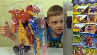 Видео для детей .Могучие Рейнджеры Dino Charge Megazord.Развлечение для детей