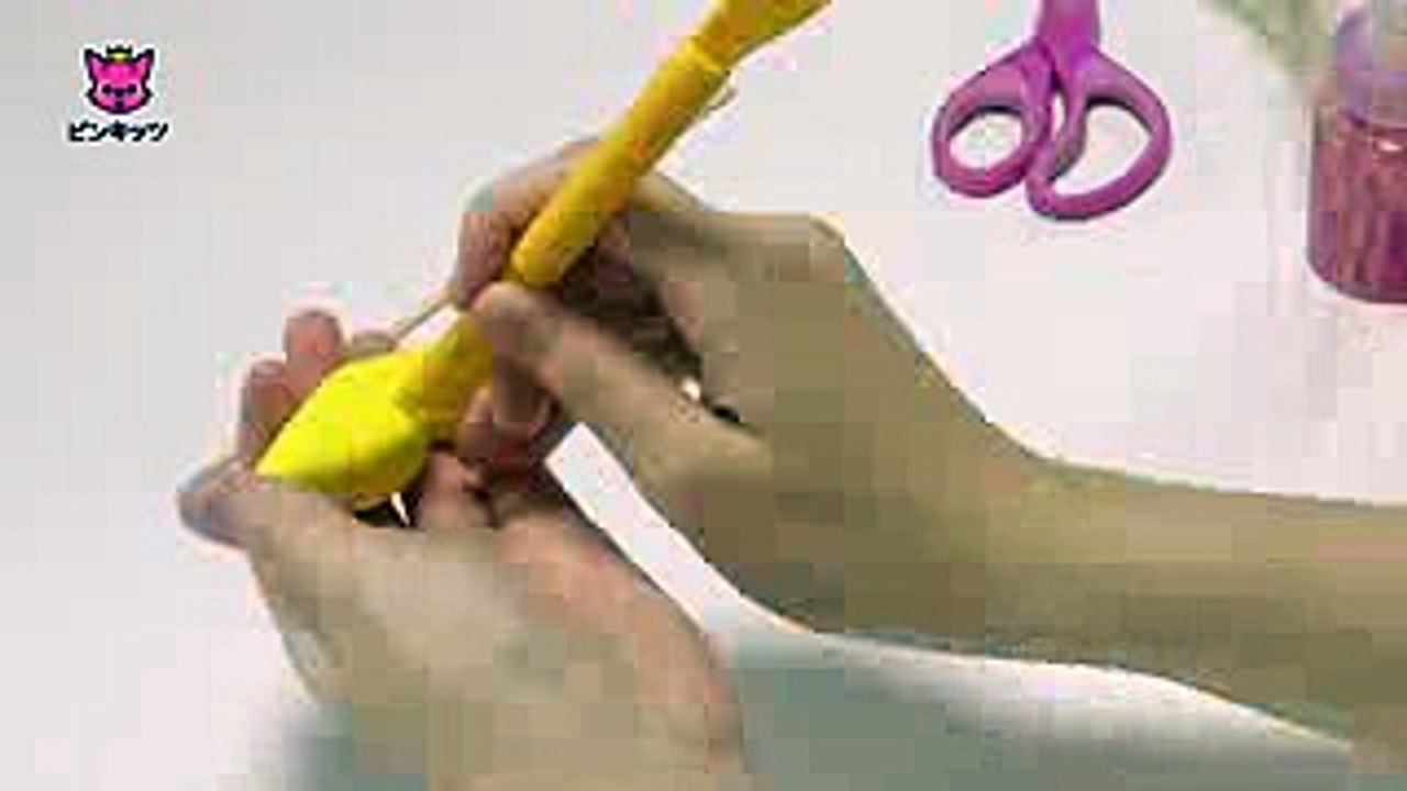 ねんどちびザメ  ねんどで作ってみた  ねんどどうぶつ  どうぶつのうた  ピンキッツ童謡