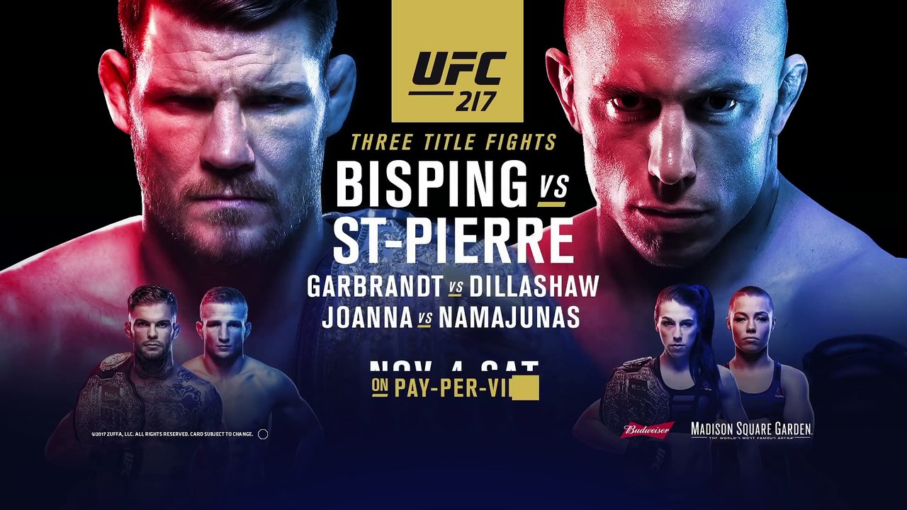 UFC 217 Countdown- Full Michael Bispin vs.George st Pierre
