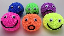 Play Foam Smiley Happy Sad Face Surprise Eggs Snoopy Spiderman Disney Pixar Car Finding Dory Mashems