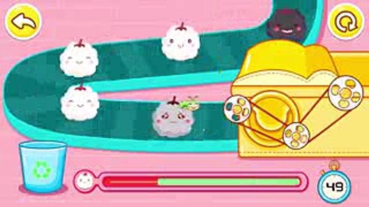 パンダの工場  子ども・幼児向け洋服作りシミレーションゲーム  赤ちゃんが喜ぶアニメ  動画  BabyBus