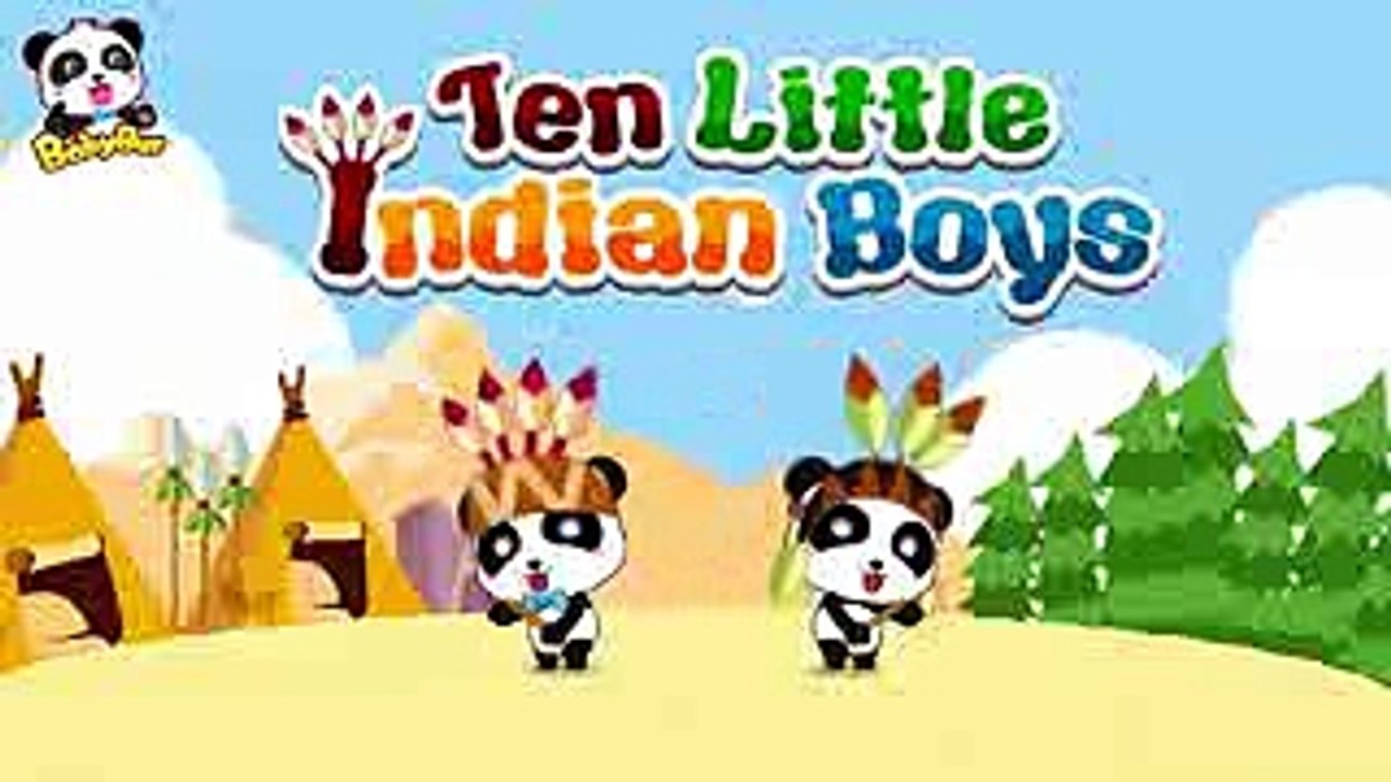 Ten Little Indian Boys 10人のインディアン マザーグース 赤ちゃんが喜ぶ英語の歌 子供の歌 童謡 アニメ 動画 Babybus 1 Video Dailymotion