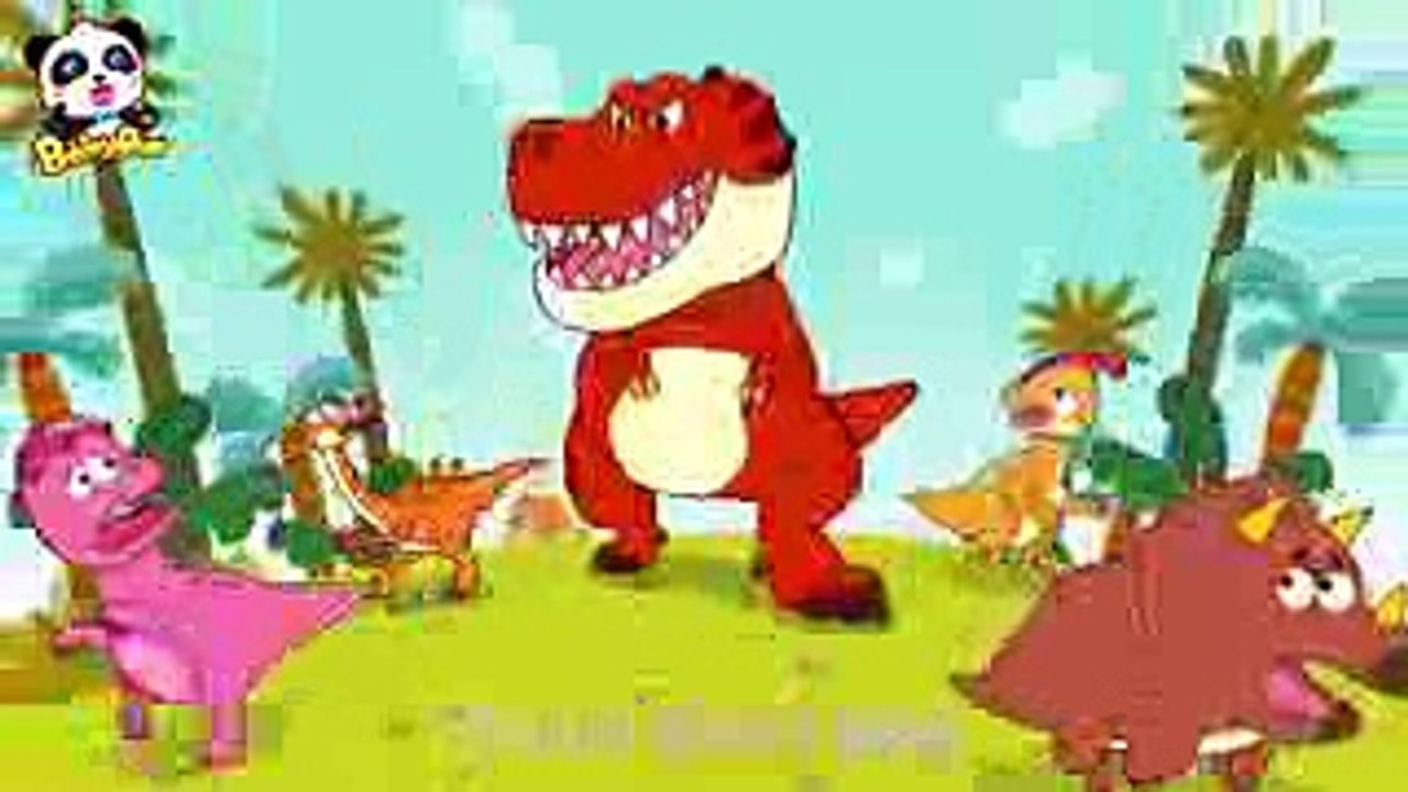 ♬ティラノサウルスレックス  恐竜のうた  赤ちゃんが喜ぶ英語の歌  子供の歌  童謡   アニメ  動画  BabyBus