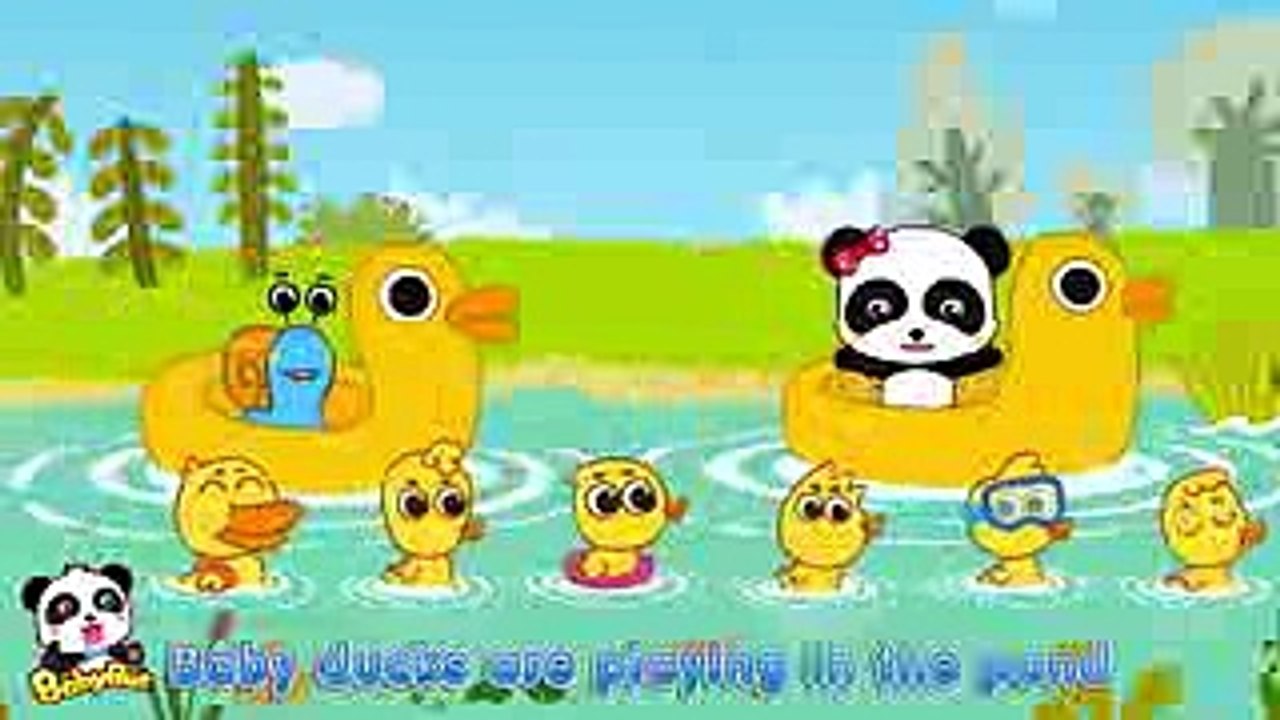 ♬ろくわのアヒル  すうじのうた  赤ちゃんが喜ぶ英語の歌  子供の歌  童謡   アニメ  動画  BabyBus