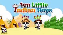 ♬Ten Little Indian Boys  10人のインディアン  マザーグース  赤ちゃんが喜ぶ英語の歌  子供の歌  童謡   アニメ  動画  BabyBus