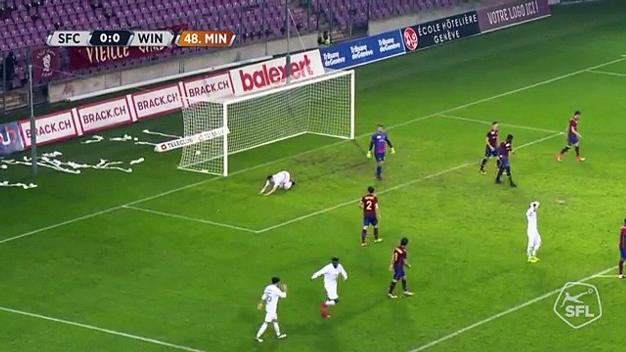 Servette 1:1 Winterthur (Swiss Challenge League. 3 November 2017)