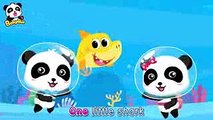 ♬サメのかぞく  ちびサメ  Baby Shark   どうぶつのうた  赤ちゃんが喜ぶ英語の歌  子供の歌  童謡   アニメ  動画  BabyBus (2)
