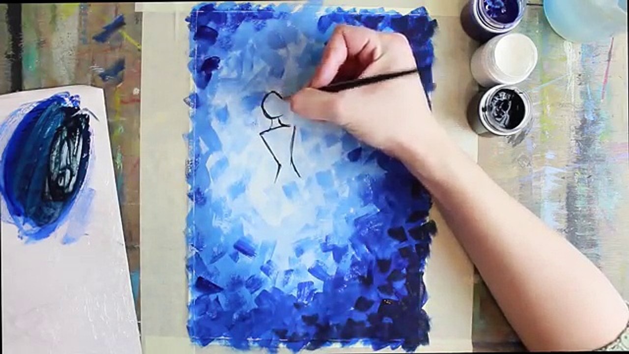 Как нарисовать балерину гуашью! #Dari_Art #рисоватьМОЖЕТкаждый