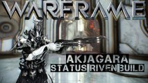 Warframe Akjagara - Status Riven Build