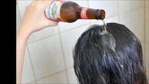 Aplica una cerveza en tu cabello, y los resultados no los podras creer!!