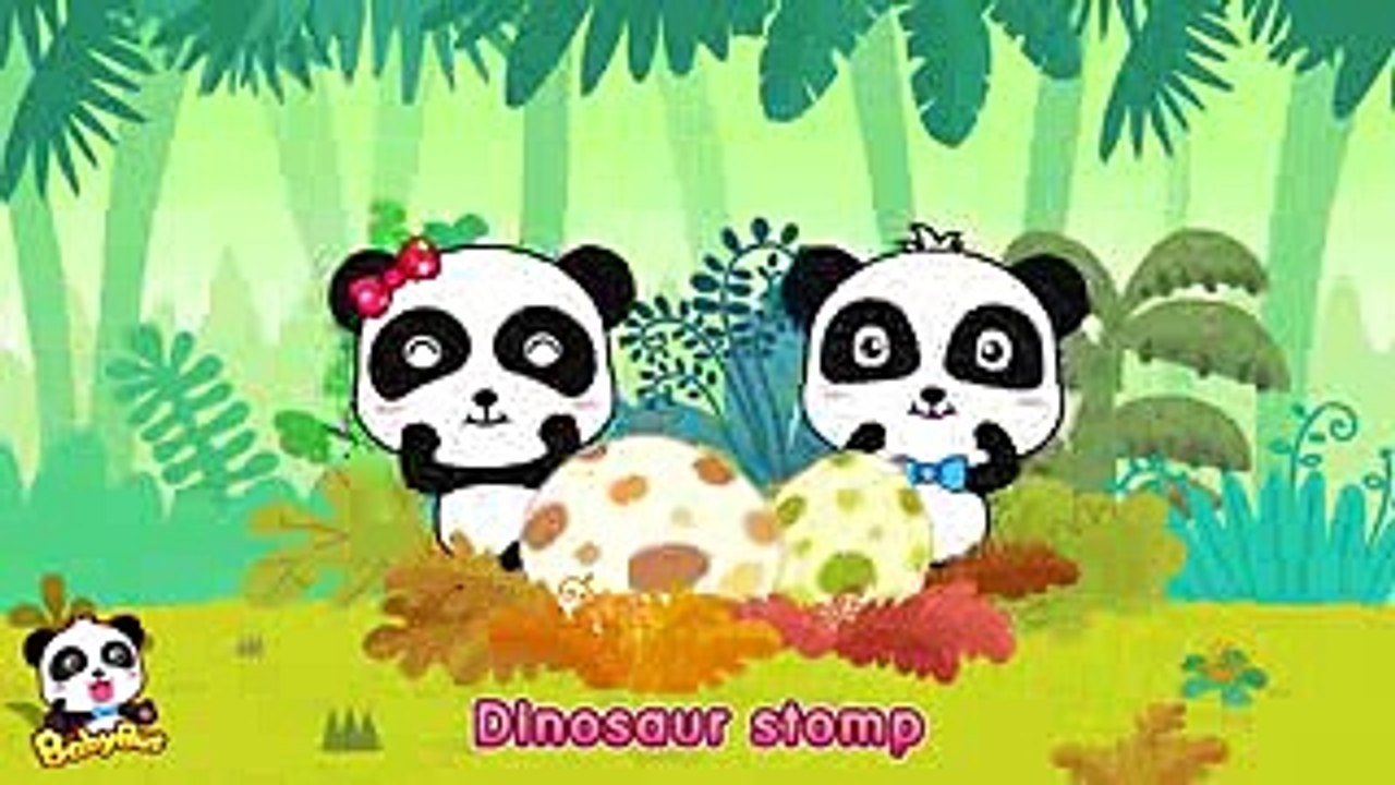 ♬Do the Dino Stomp  楽しい恐竜ダンス  恐竜のうた  赤ちゃんが喜ぶ英語の歌  子供の歌  童謡   アニメ  動画  BabyBus