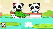 ♬little green frog  小さな緑のカエル  動物のうた  赤ちゃんが喜ぶ英語の歌  子供の歌  童謡   アニメ  動画  BabyBus