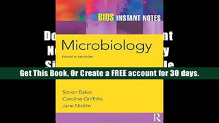 Download  BIOS Instant Notes in Microbiology Simon Baker For Kindle