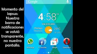 Cómo hacer transparente la barra de notificaciones Android y personalizarla. (Apariencia KitKat)