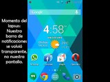 Cómo hacer transparente la barra de notificaciones Android y personalizarla. (Apariencia KitKat)