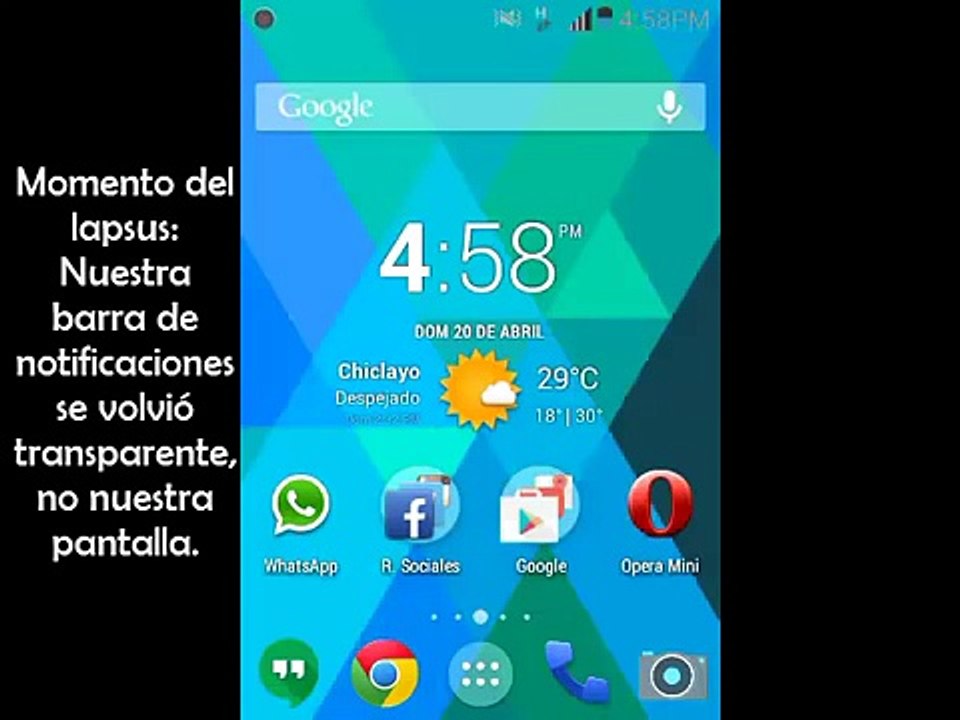 Cómo hacer transparente la barra de notificaciones Android y personalizarla. (Apariencia KitKat)