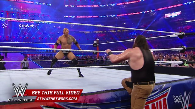 John Cena returns to join forces with The Rock- WrestleMania 32