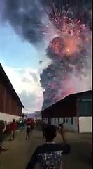 FIREWORKS FACTORY EXPLODED IN TANGERANG INDONESIA.
