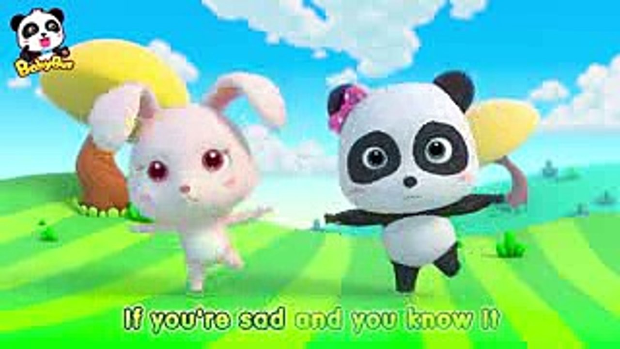 ♬If You're Happy And You Know It(3D)  幸せなら手を たたこう  赤ちゃんが喜ぶ英語の歌  子供の歌  童謡   アニメ  動画  BabyBus