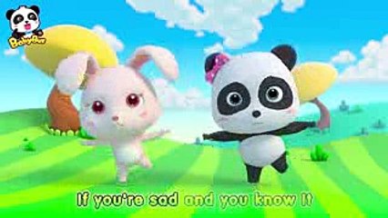 ♬If You're Happy And You Know It(3D)  幸せなら手を たたこう  赤ちゃんが喜ぶ英語の歌  子供の歌  童謡   アニメ  動画  BabyBus