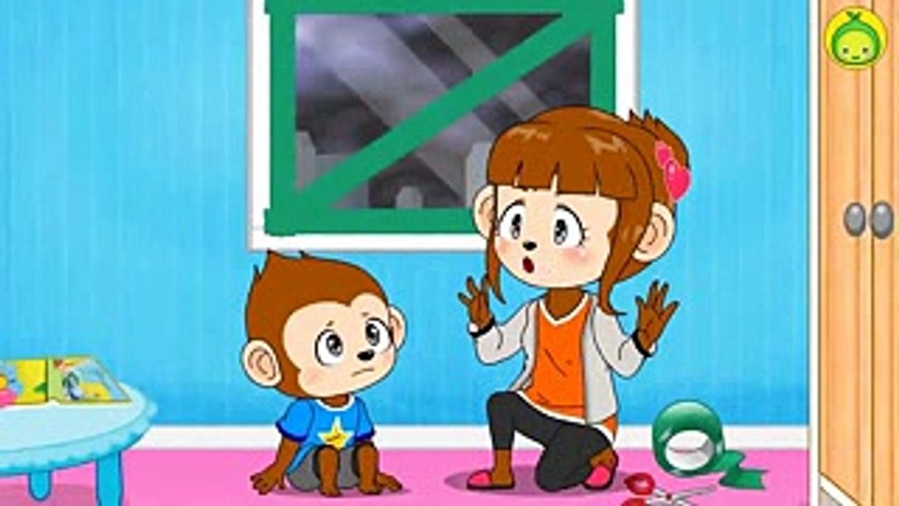 [まめきゅんの安全ヒーロー＃17] たいふうのひ (上) 【MAMEKYUNN】