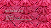 Parasol stitch | Lace Knitting #15