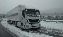 Seydişehir-Antalya karayolu kardan ulaşıma kapandı