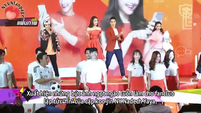 [vietsub] Nadech ngại ngùng cột chỉ đỏ thắt chặt tình yêu cùng Yaya | 9Entertain 03.11.17