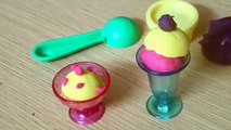 PLAY DOH ICE CREAM -- play doh ice cream shop -- how to make ice cream with playdoh