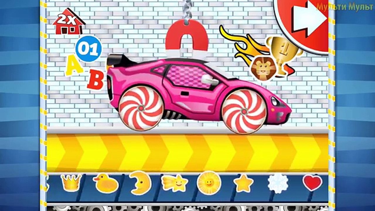 Car Fory | CAR WASH | Videos For Children | Sport Car for Kids Game App Kids | Videos for kids