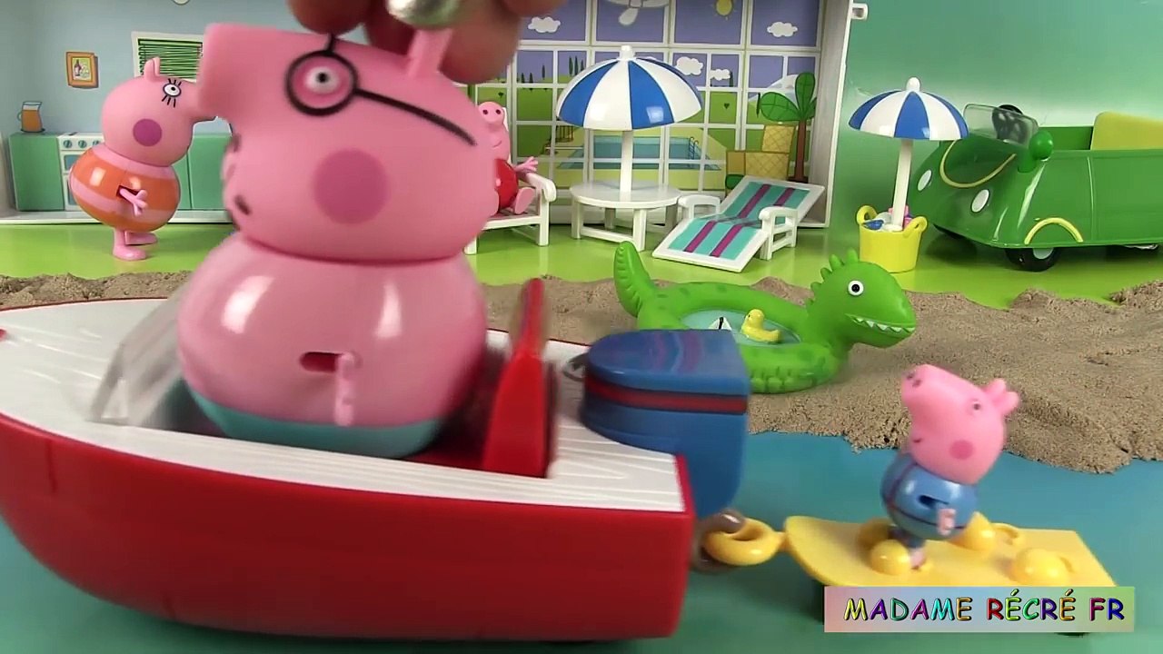 Peppa Pig Bateau Hors-Bord des vacances Histoire Holiday Splash Speedboat Jouets en français