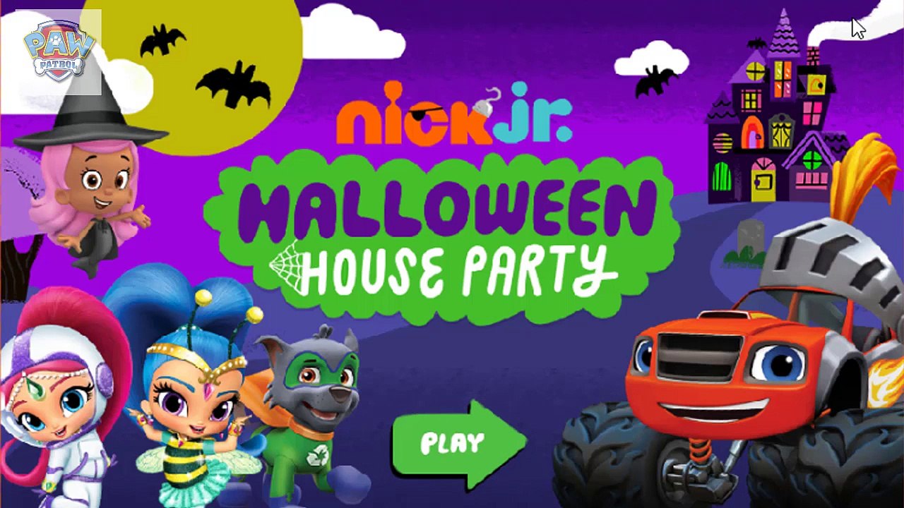 Halloween House party 2017 | Watch & Play Game PAW Patrol on Nick Jr