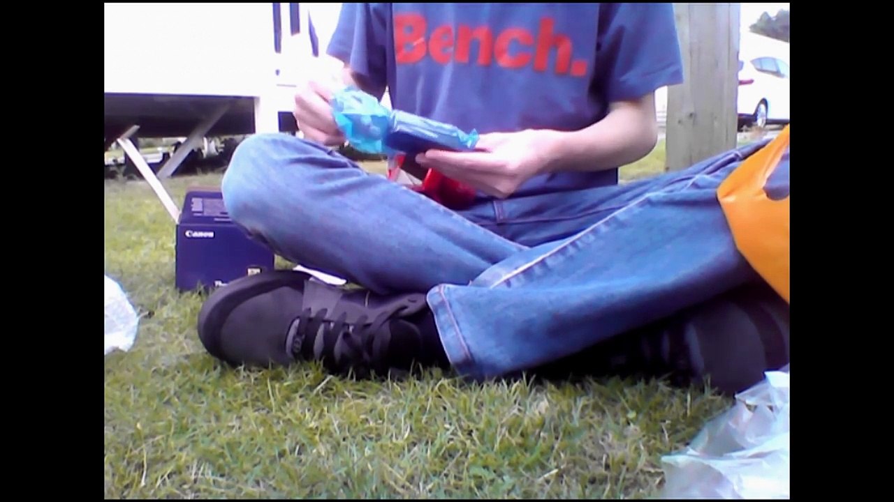 box opening new camera