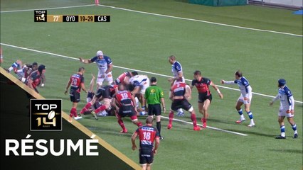 TOP 14 - Résumé Oyonnax-Castres: 19-32 - J9 - Saison 2017/2018