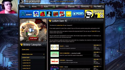 Ludum Dare 35! "Shapeshift" Let's plays