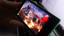 Modern Combat 4, Wildblood, Asphalt 8, Plants vs Zombie 2 on Nokia X