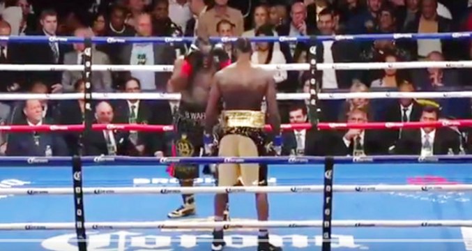 Ağır Sıklet Boks Maçında ABD'li Sporcu, Rakibine Ringi Dar Etti