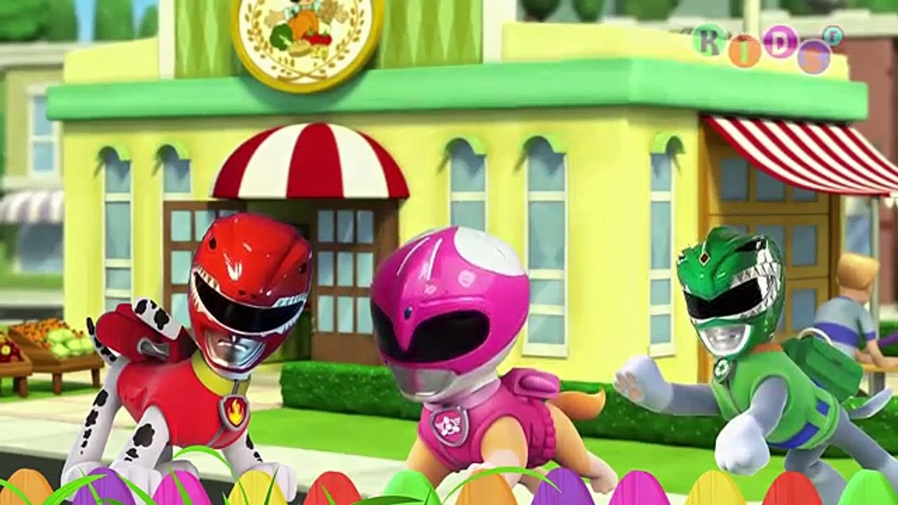 Paw Patrol Power Renger Finger Family Nursery Rhymes ◕‿◕ KidsF