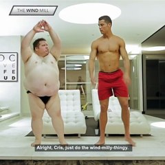 Ronaldo'dan Busath ile çılgın reklam