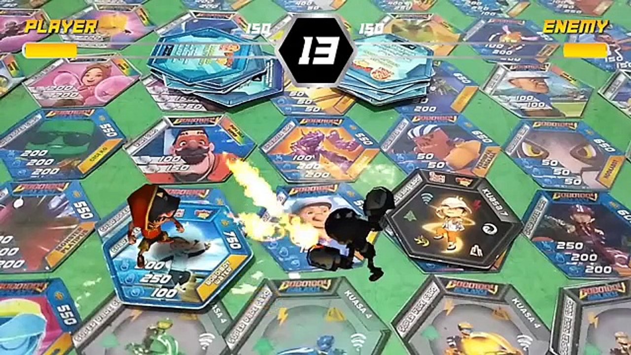 Boboiboy kuasa 8 di Kartu Galaxy