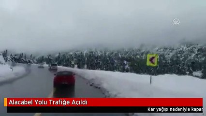 Alacabel Yolu Trafiğe Açıldı