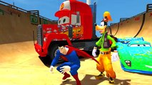 Disney cars Mack Truck and Carla Veloso Superman & Goofy Childrens Songs