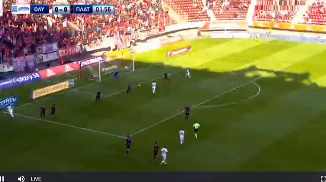 Pardo F. Goal HD - Olympiakos Piraeus	1-0	Platanias FC 05.11.2017