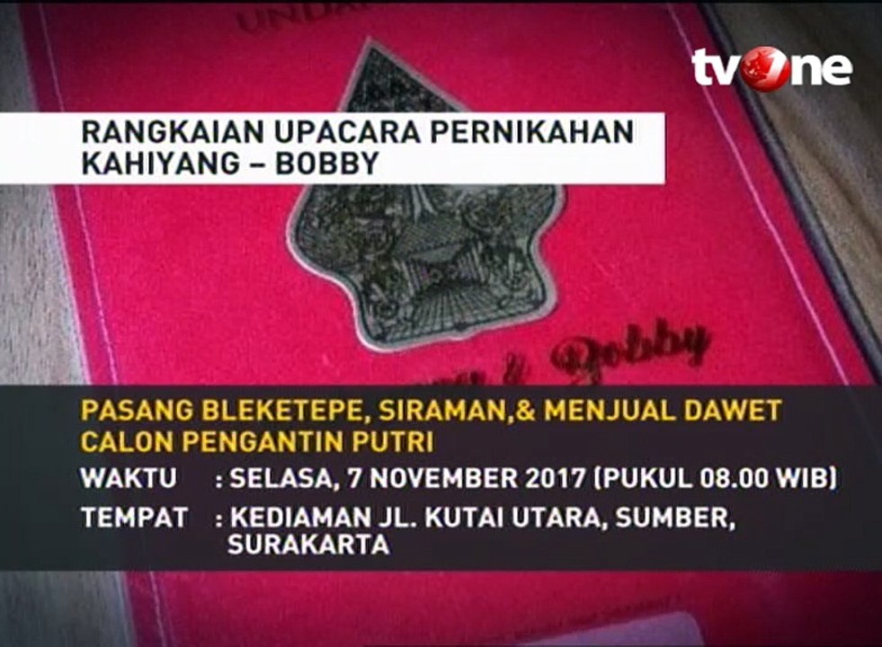 Rangkaian Upacara Pernikahan Kahiyang Ayu dan B...