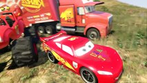 Blaze And The Monster Machines Adventures With Spiderman, Lightning McQueen, Tow Mater , Mack Truck