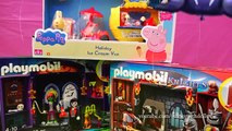 Playmobil Haunted House and Knights Blacksmith Workshop Playsets and Peppa Pig Toys