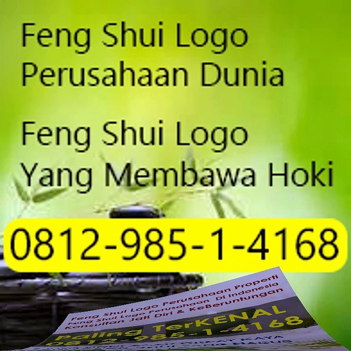 WA 0812-985-1-4168, Logo Design Based On Feng Shui, Feng Shui Business Logo Design, Fee Feng Shui Logo Design