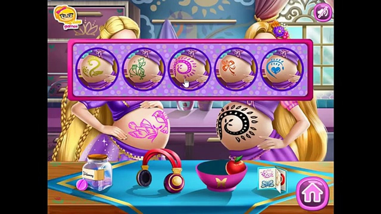 Barbie And Rapunzel Pregnant Bffs and Pregnant Check Up - Baby Birth Games